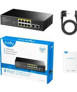 Cudy Switch FS1010P 8xFE PoE+ 120W