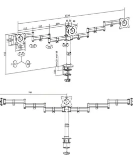 LogiLink Triple монитор desk mount