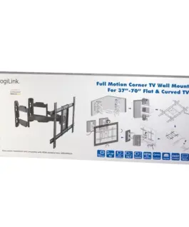 LogiLink TV corner wall mount