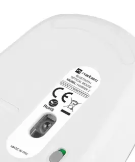 Natec Wireless мишка Harrier 2 бял-сив