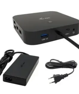 i-tec Docking Station USB-C HDMI Dual DP Docking Station Power Delivery 100 W + i-tec универсално зарядно 100