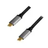 LogiLink USB-C M/M кабел 4K/60Hz PD alu 1m
