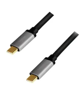 LogiLink USB-C M/M кабел 4K/60Hz  PD alu 1m
