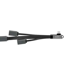 Alternative view of LogiLink USB3.2 Hub USB-C/M 90, to 3xUSB-A/F, 0.15m