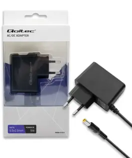 Alternative view of Qoltec Plug in захранващ блок 5W 5V, 1A, 5.5x2.5