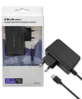 Alternative view of Qoltec зарядно 15W 5V, 3A, micro USB