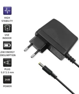 Qoltec Plug in захранващ блок 24W 12V