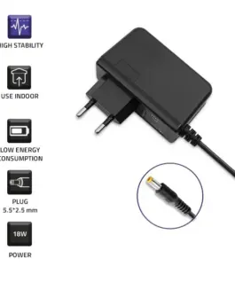 Qoltec Plug in захранващ блок 18W 9V