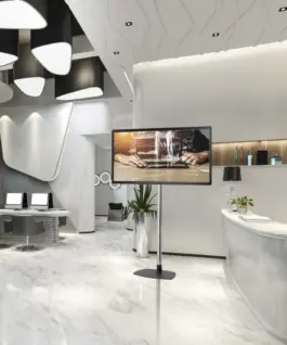 Alternative view of Edbak Stand for screen 40-75 inches STDV100