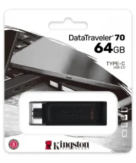Kingston Pendrive DT70/64GB USB-C 3.2 Gen1