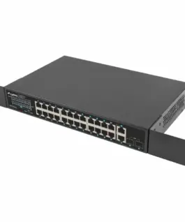 Lanberg Switch 24x1GB POE+ 2xGB RSGE-24P-2GE-2S-25
