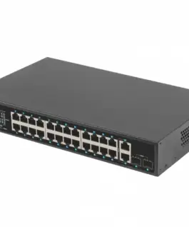 Lanberg Switch 24x1GB POE+ 2xGB RSGE-24P-2GE-2S-36