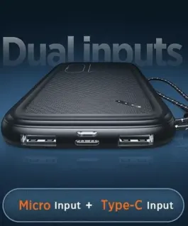 USAMS външна батерия PB56 10000mAh 2xUSB черен