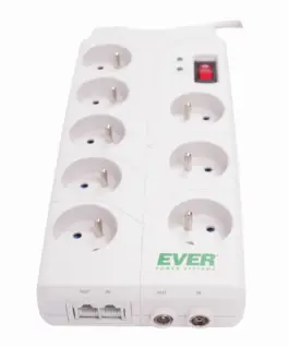 Alternative view of EVER Surge protector Home 2m 8 outlets