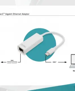Digitus USB Typ C Network Card Gigabit Ethernet