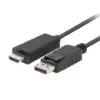 Lanberg кабел DisplayPort (M) V1.1 -> HDMI (M) 5m черен