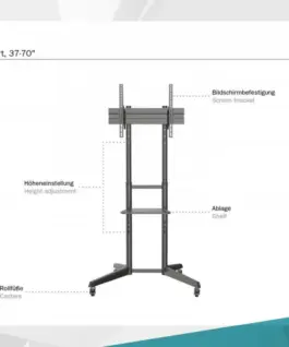 Digitus TV presentation cart DA-90447