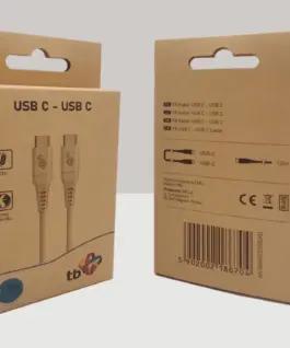 Alternative view of TB USB C - USB C кабел 1m. eco material 2.0 3A