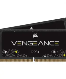 Corsair памет DDR4 Vengeance 32GB/3200 (2*16GB) CL22 SODIMM черен