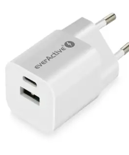 everActive зарядно USB/USB-C QC3.0 30W бял