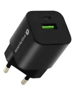 everActive зарядно USB/USB-C QC3.0 30W черен