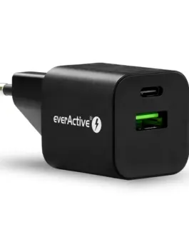 everActive зарядно USB/USB-C QC3.0 30W черен