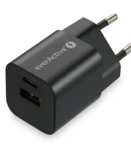 everActive зарядно USB/USB-C QC3.0 30W черен
