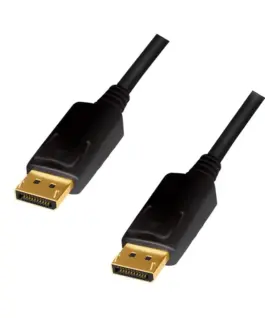Alternative view of LogiLink Displayport кабел M/M, 4K/60Hz, 3m, черен