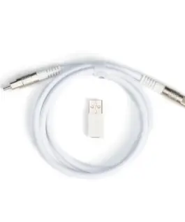 Кабел за клавиатура Keychron Double-Sleeved Geek - White