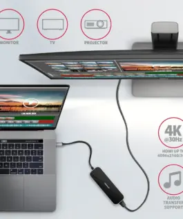 AXAGON AXAGON HMC-6H4A Hub 4x USB-A + HDMI PD 100W