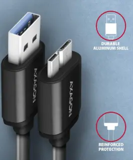AXAGON AXAGON BUMM3-AM10AB cab le USB Micro-B USB-