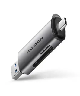 Alternative view of AXAGON AXAGON CRE-SAC USB card reader SD/microSD, USB