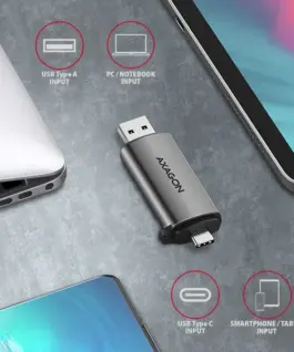 AXAGON AXAGON CRE-SAC USB card reader SD/microSD