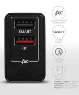 AXAGON AXAGON ACU-QS24 мрежово зарядно Smart 5V 1