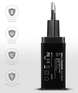 AXAGON AXAGON ACU-QS24 мрежово зарядно Smart 5V 1