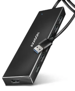 AXAGON AXAGON HUE-F7A HUB 7- port USB 3.2 Gen 1 ALU