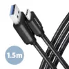 AXAGON AXAGON BUCM3-AM15AB Кабел USB-C to USB-A 1