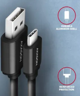 AXAGON AXAGON BUCM-AM10TB cabl e USB-C USB-A