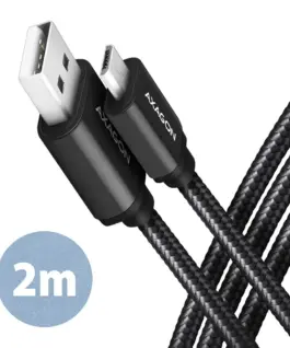 AXAGON AXAGON BUMM-AM20AB cabl e MicroUSB USB-A 2