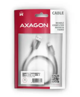 AXAGON AXAGON BUMM-AM20AB cabl e MicroUSB USB-A