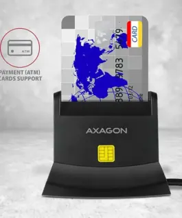 AXAGON AXAGON CRE-SM2 USB card smart + SD/microSD/SIM