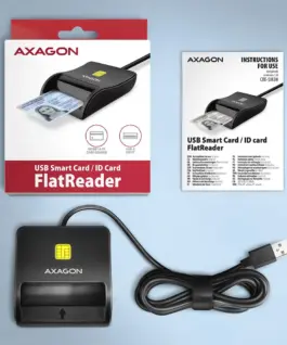 AXAGON AXAGON CRE-SM3N reader Smart card USB 1.3m cab