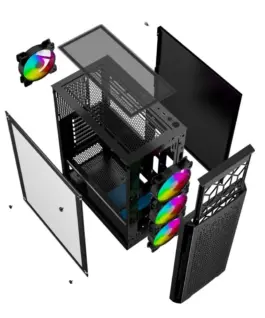 Alternative view of Gembird Компютър case gaming Fornax 400X