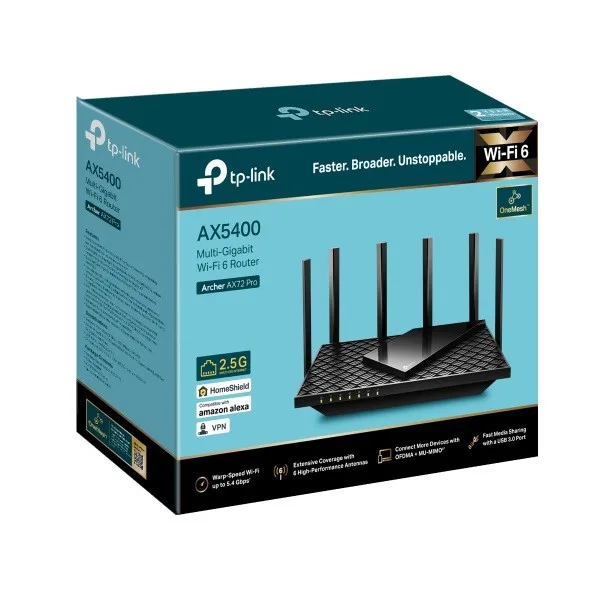 TP-LINK Router Archer AX72 Pro WiFi AX5400 - Image 5