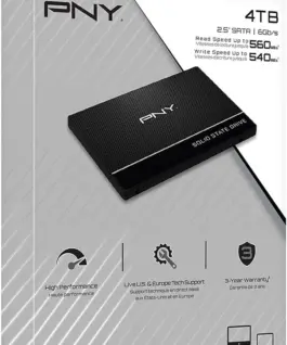 Alternative view of PNY SSD drive 4TB 2,5 SATA3 SSD7CS900-4TB-RB