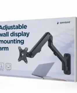 Gembird Adjustable wall display mounting arm