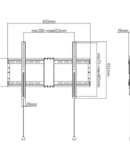 Gembird TV Wall Mount 37-80 inch 70 kg fixed - Image 3