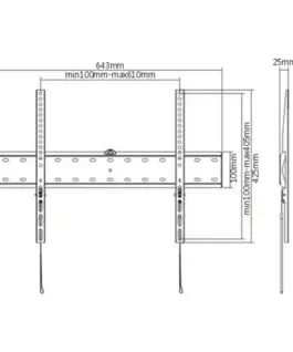 Gembird TV Wall Mount 37 inch -70 inch 40 kg fixed