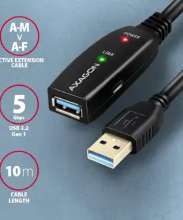 Alternative view of AXAGON AXAGON ADR-310 USB 3.0 A-M -> A-F act 10m cabl