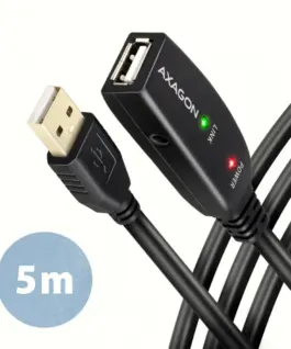 AXAGON AXAGON ADR-205 USB 2.0 A-M -> A-F act. 5m cabl